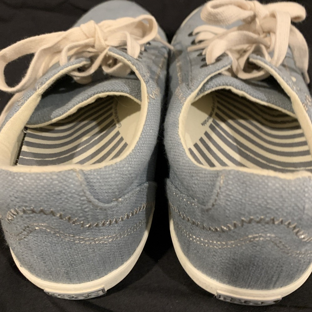 Taos STAR Blue Canvas Sneakers Women's Shoes Size 7.5 US/38‎ EUR - Picture 2 of 6